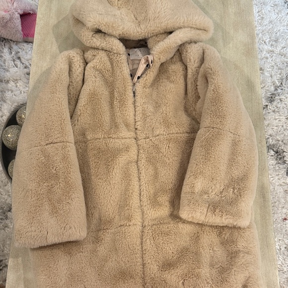 Zara Kids Tan Puffer Jacket - Picture 1 of 3